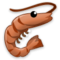 Shrimp emoji on Samsung